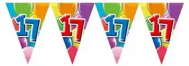 Globos Europe Bv Vimpelų girlianda 17 su balionais