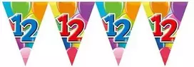 Globos Europe Bv Vimpelų girlianda 12 su balionais