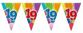 Globos Europe Bv Vimpelų girlianda 19 su balionais