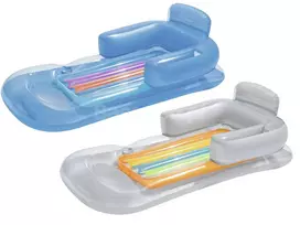Pripučiamas čiužinys, fotelis, gultas 161 x 84 cm Bestway 43028 sidabras