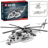 Lean Toys KONSTRUKCINIS RINKINYS – CH-53 TRANSPORTINIS SRAIGTASPARNIS 2192 dalys