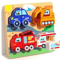 High Quality 3D Wooden Puzzle Baby Animal Jigsaw Puzzles Montessori Toys Kids Learning Educational Game Puzzle Toys for Children balta