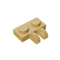 20PCS MOC Puzzle Particle 60471 Hinge Plate 1x2 Building Blocks 50340 Locking On Sides Bricks Toys Children Gifts Dropshipping 20pcs smėlis