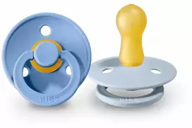 BIBS čiulptukų rinkinys 2 dydis (6 - 18 mėn.) Sky Mėlyna / Baby Mėlyna
