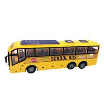 1/30 Rc Bus Electric Remote Control Car with Light Tour Bus School City Model 27Mhz Radio Controlled Machine Kids Xmas Gift geltona