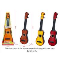 Vaikiško dydžio elektrinė gitara patraukia vaikų dėmesį 4 stygų gitara Gitara pradedantiesiems Dėlionė ir muzikos instrumentai gray