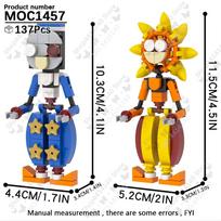 MOOXI FNAF Animacinis Siaubo Žaidimas Filmas Atkurti Sceną Veikėjų Statybiniai Blokeliai Rinkinys PASIDARYK pats Plytos Suaugusiųjų Modelis Montessori Vaikų Žaislai