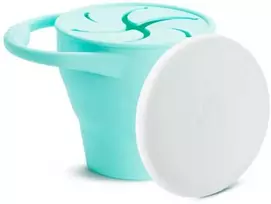 Munchkin užkandžių indelis Silicone Snack Catcher (mint)