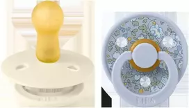 BIBS čiulptukų rinkinys 1 dydis (0 - 6 mėn.) Liberty Eloise Dusty Mėlyna Mix
