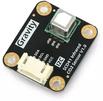 Gravity - CO2 anglies dioksido jutiklis - SCD41 - IR - I2C - 400-5000ppm - DFRobot SEN0536