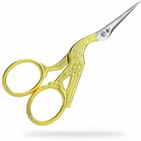 Premax Žirklės siuvinėjimui 24k aukso garnio formos rankenėles 9 cm