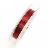 RAINBOW Vielutė rankdarbiams 0,3 mm, 10 m, spalva raudona