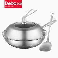 Debo 316 Stainless Steel Honeycomb Non-stick Frying Pan 32cm spalva