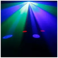 L4M LIGHT4ME ŠEŠIŲ AKIŲ SPINDULYS Stiprus LED spindulio efektas + NUOTOLINIO VALDYMO PULTAS