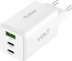 Yenkee VOLT įkroviklis 3xUSB / 65W -YAC G65