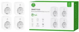Išmanios Wi-Fi rozetės 4vnt., 3680W 16A, su energijos matavimu, TUYA / Smart Life, WOOX