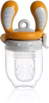 Jaunums! Akcija! Kidsme Food Feeder bērna ēdināšanas ierīce cietiem produktiem (vidējs) Amber no 4 mēn. 160350AM