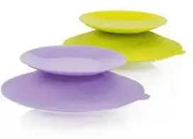 Akcija! Stay-in-Place paliktnis-turētājs ar piesūcekni bļodiņām pudelītēm un krūzītēm 2 gab Lime&Lavender 160494 LILA