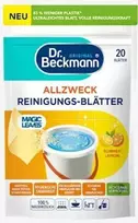 DR.BECKMANN Gridu un dazadu virsmu tirisanas lidzekla loksnes Magic Leaves Summer Lemon 20 gab.