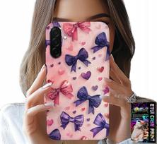 Etui Do Samsung Galaxy A56 5G - Kolorowe Wstążki Wstążka Wzory + Szkło