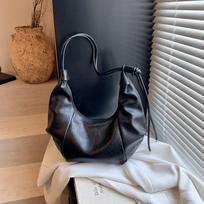 Korean Style Dumpling Bag For Women Lazy Fashi Large Capacity Pleated Underarm Bag French Single Shoulder Bags Gifts For Lady juoda