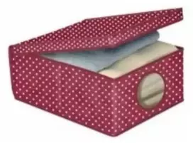 ORDINETT Kaste auduma 48x36x19cm Bordo
