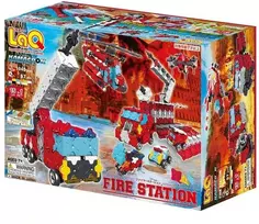 Konstruktorius LaQ „Hamacron Constructor Fire Station”