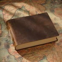 Handmade Genuine Leather Sketchbook & Diary - Retro Design, Creative Business Notebook Gift
