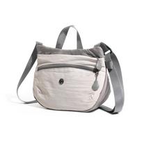 Contrasting Color Splicing Outdoor Messenger Bag Travel Bag pilka spalva