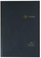 Nakabayashi Coltd Užrašinė "YU-SARI" B5, linija 8mm-juoda NYN-B501-NU