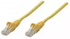 INTELLINET UTP LAN Cat6, kabelis, patch, 0.25m, geltonos spalvos, 730808