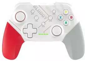A4tech Bloody GPW50, žaidimų pultelis, dviejų režimų 2.4G+USB, baltas