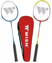 ALUMTEC 366K BADMINTONO RAKETŲ RINKINYS RAUDONAS+GELTONAS, MĖLYNAS+Baltas Wish