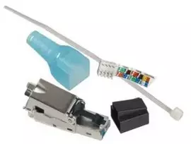 Lauritz Knudsen „Actassi“ RJ45 kištukas Cat.6A STP CP-link kabeliams (nutraukiamas be specialių įrankių)