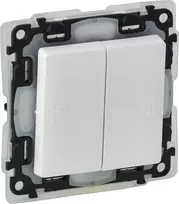 Legrand Valena Gyvosios žvakidės jungtis dvigubos hermetiškos IP44 10AX balta (752155)