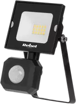 LED prožektorius 10W Rebel su prieblandos ir judesio jutikliu, 6500K, 230V