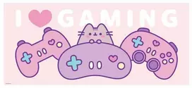 Pyramid Pusheen gaming desk mat