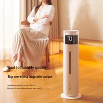 Smart Ultrasonic Humidifier: Quiet 10L Capacity with Timer and Top-Fill Design Black + Custom