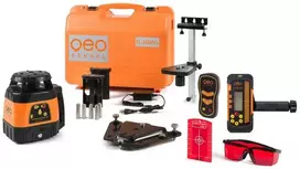 Rotacinis lazerinis nivelyras Geo-Fennel FL 245HV+; imtuvas FR 80-MM