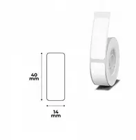 Etykiety seria B Niimbot 14x40 mm 150 vnt. balta