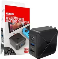 HONSON USB 3.0 greitojo įkrovimo adapteris su HDMI prievadu/ES kištuku, skirtas Switch/Lite/Oled