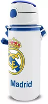 Gertuvė KIDS Vaikiškas aliuminio vandens buteliukas su snapeliu, 600 ml, „Real Madrid“ / Rm00005