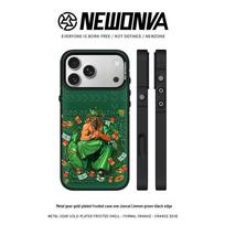 New Zone Magnetic Protective Case for iPhone 14/17/16/15 Pro Max - God of Wealth Design 15