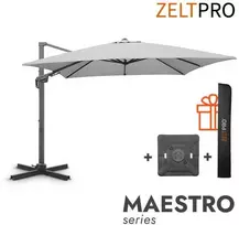 Zeltpro Lauko skėtis su Solid padu (užvalkalas dovanų) Maestro Light Pilkas