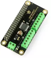 DFRobot DFR0592, DC variklio valdiklis HAT V1.0, 2 kanalų, 12 V / 1.2 A, skirtas Raspberry Pi