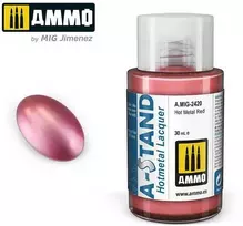 AMMO by MIG Jimenez AMMO MIG A-Stand Hot Metal Raudona metaliniai dažai 30 ml (2420)