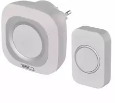 36 melodijų belaidis skambutis su mygtuku Emos IP44/230V/180m