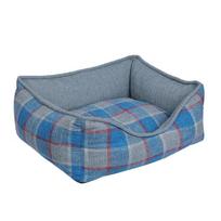 IBEANS kennel thickened canvas lattice removable and washable durable winter warm kennel pet kennel dog mat S:45*35*20
