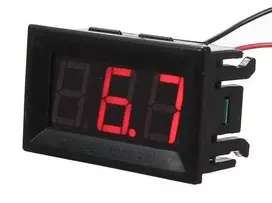 Oem Voltmetras nuolatinės įtampos 0-100V 0.56' - raudonas