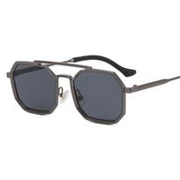 Sunglasses Men Steampunk Women Retro Polygon Metal Sunglasses For Men Style trend Punk Driver Googles Shade Eyewear UV 400 Protection
